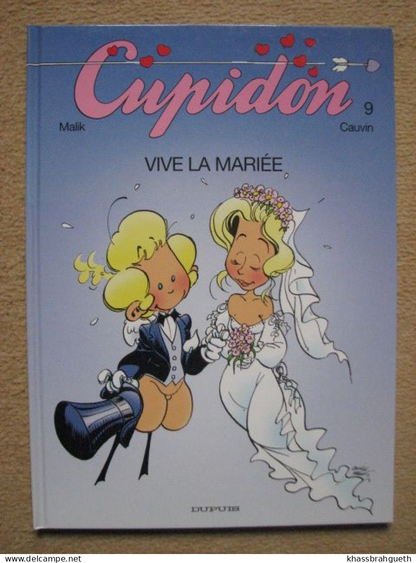 MALIK & CAUVIN . CUPIDON - LOT DE 5 ALBUMS - TOMES 4, 5, 6, 8, 9 (EO)