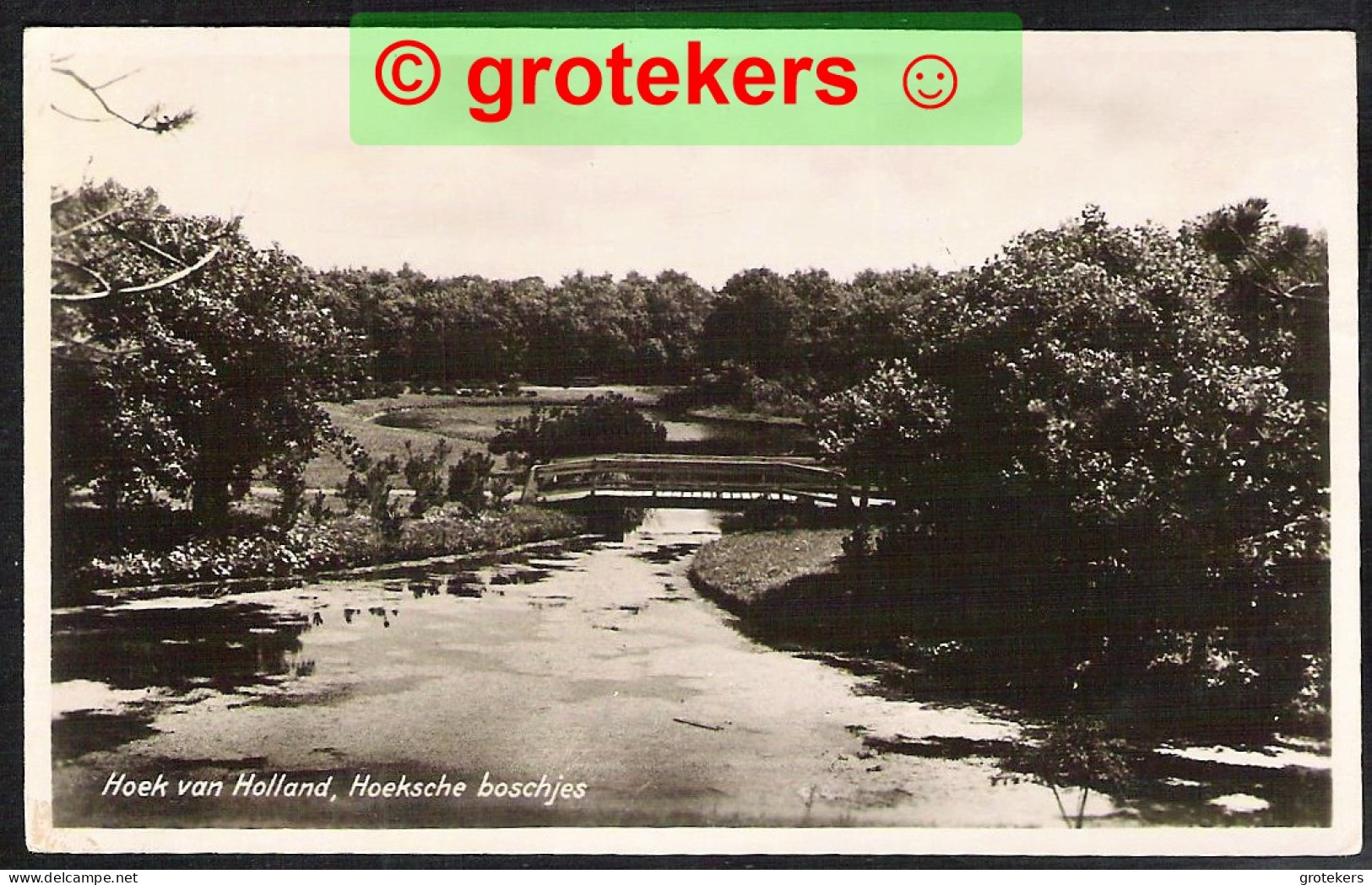 HOEK VAN HOLLAND Hoeksche Boschjes ± 1935 - Hoek Van Holland