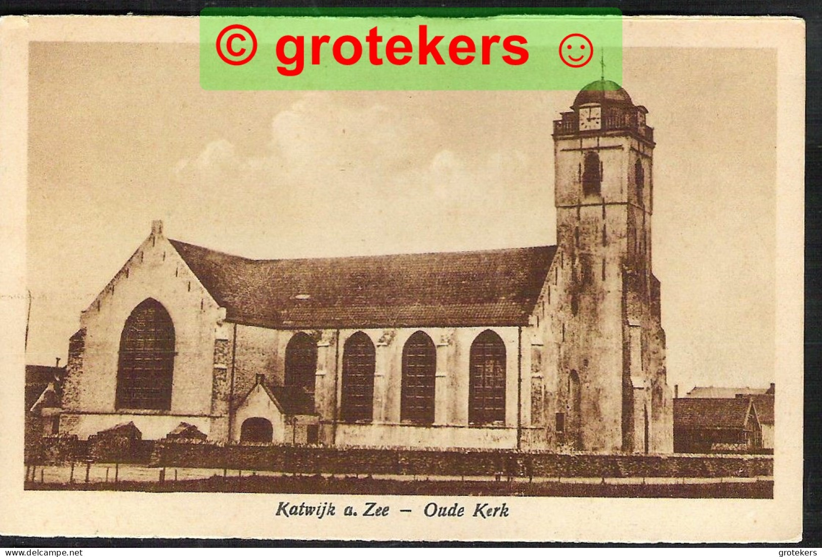 KATWIJK AAN ZEE Oude Kerk ± 1925 - Katwijk (aan Zee)