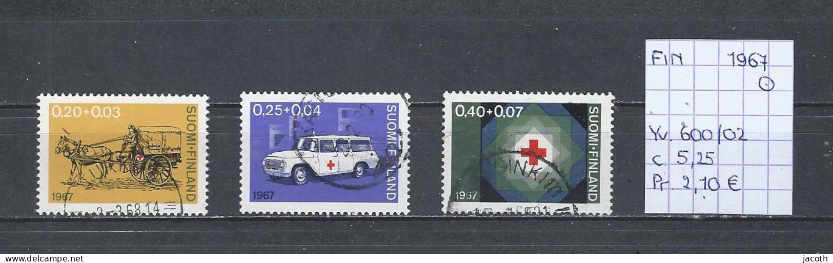 (TJ) Finland 1967 - YT 600/02 (gest./obl./used) - Gebraucht