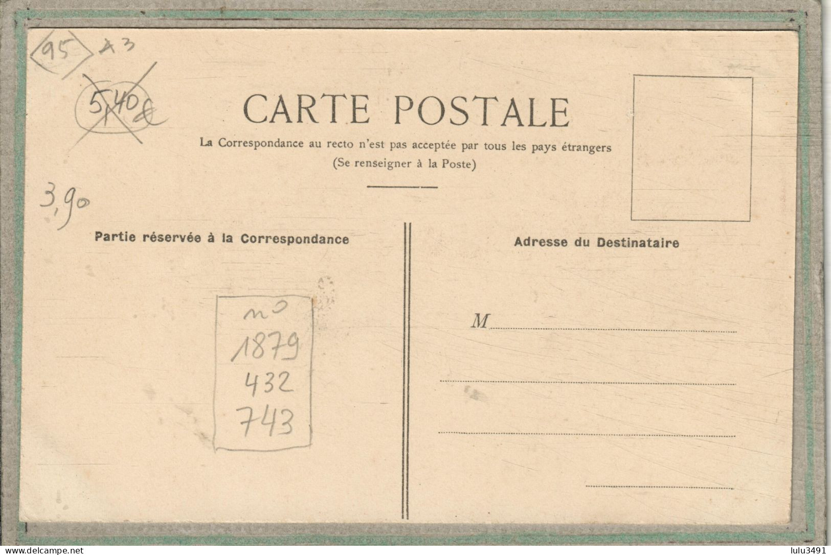 CPA (95) VIGNY - Thème: Aviculture, Colombier, Colombophilie, Ferme Du Château, Pigeonnier - 1910 - Vigny