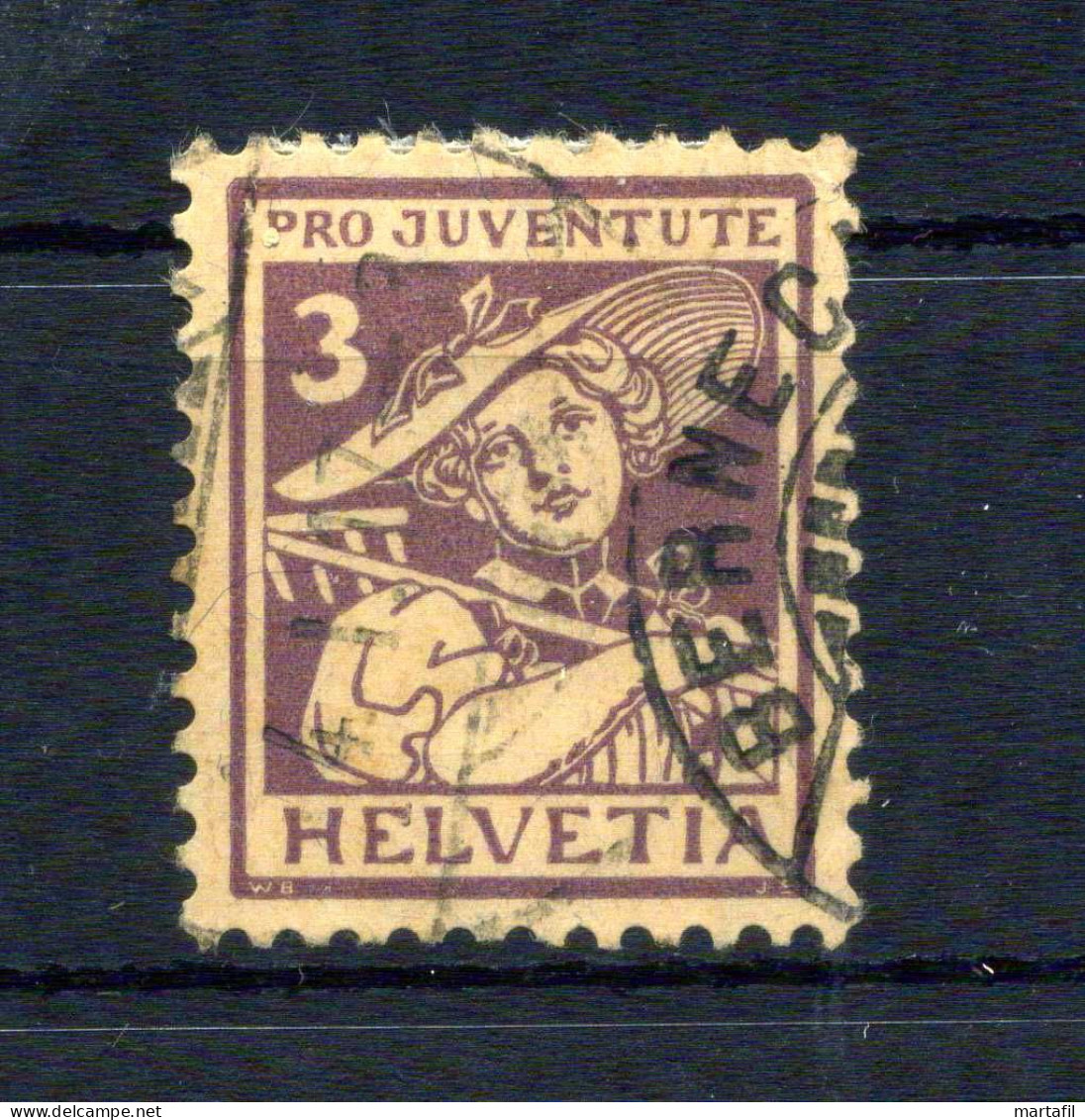 1916 SVIZZERA Un. N.151 USATO Friburgo - Used Stamps