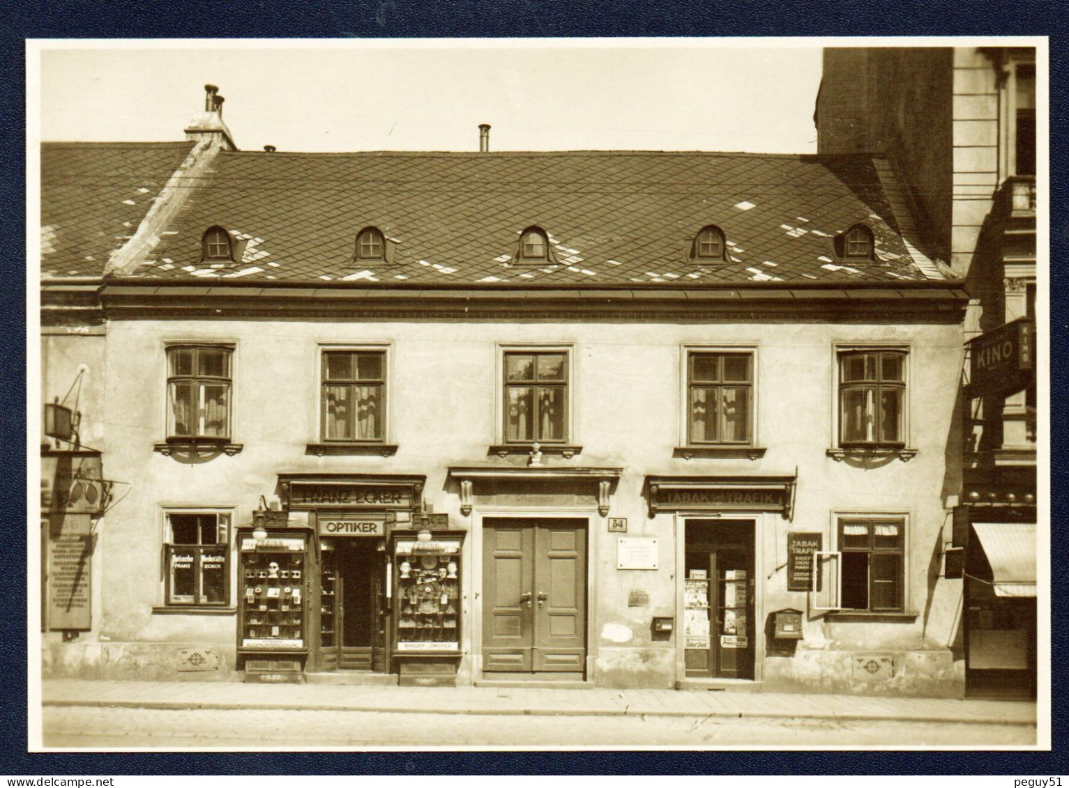 Vienne. Himmelpfortgrund (Wien IX). Maison Natale De Franz Schubert. Optiker Franz Ecker. Tabak-Trafik - Museos