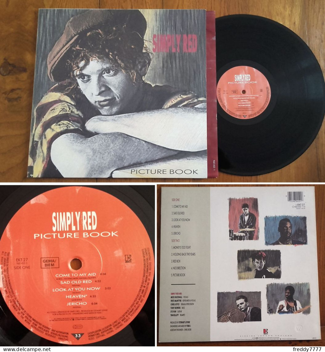 RARE Deutsch LP 33t RPM (12") SIMPLY RED «Picture Book» (1985) - Soul - R&B