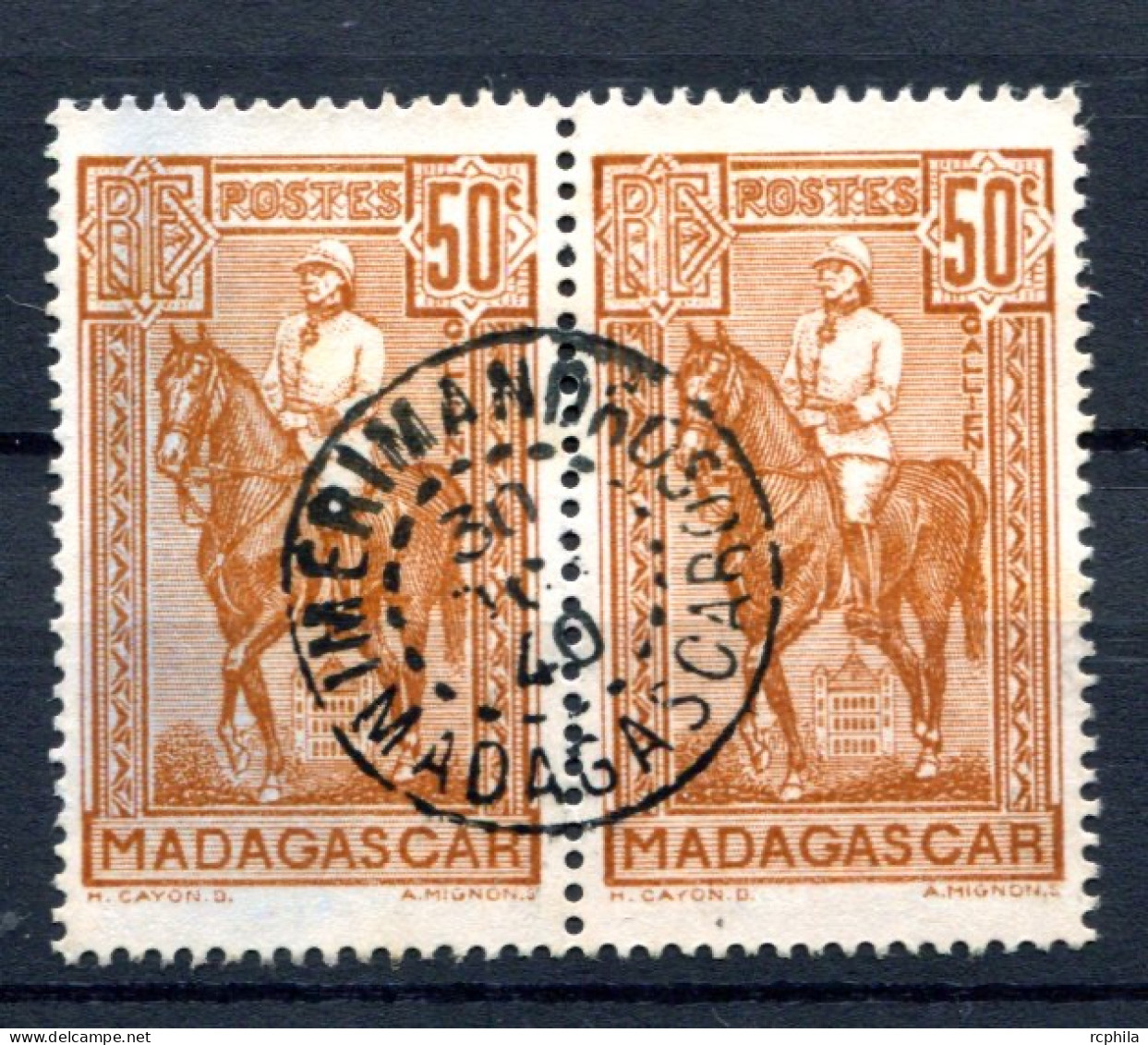 RC 25938 MADAGASCAR - IMERIMANDROSO BELLE OBLITÉRATION DE 1940 TB - Usados