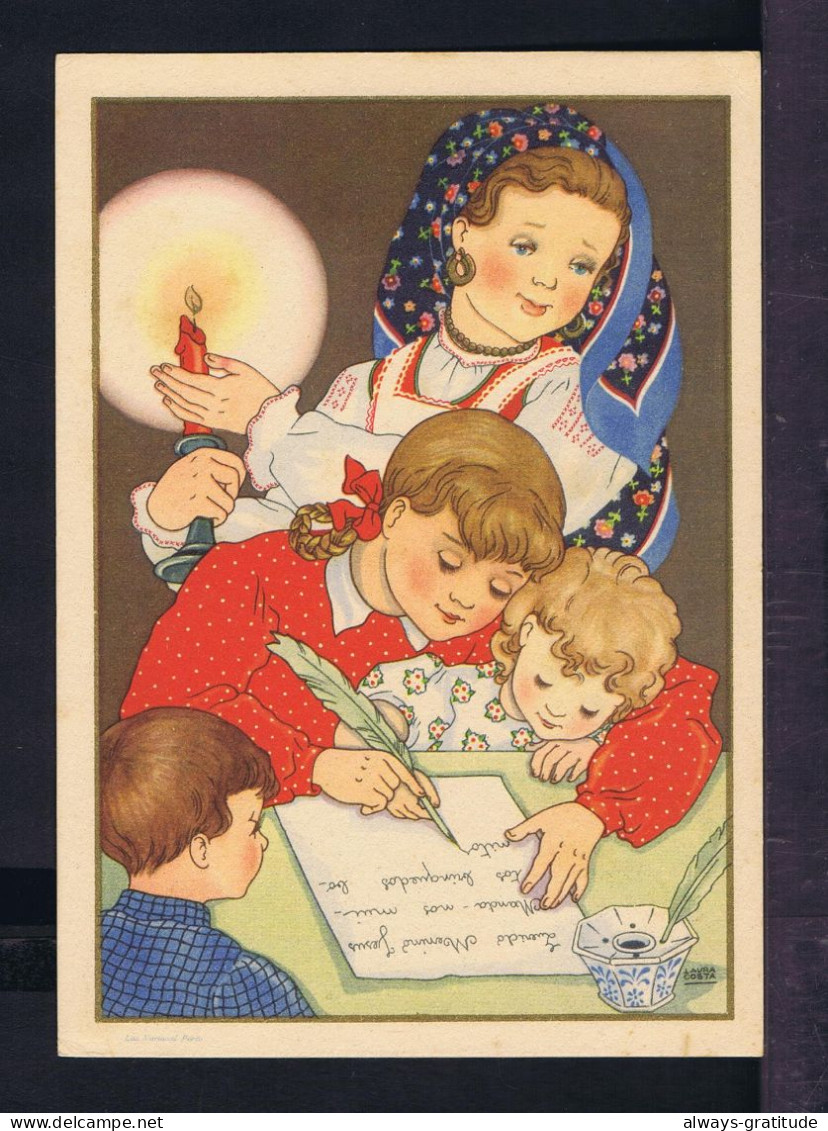 Sp10040 PORTUGAL  "writing A Letter To Jesus Child" Noel Christmas Fêtes Postal Stationery - Autres & Non Classés