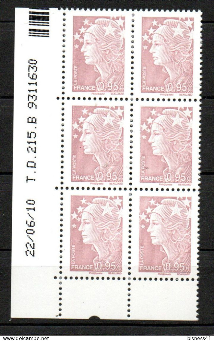 Col38 Marianne Beaujard N° 4475 Coin Daté Du 22/06/10 - Unused Stamps