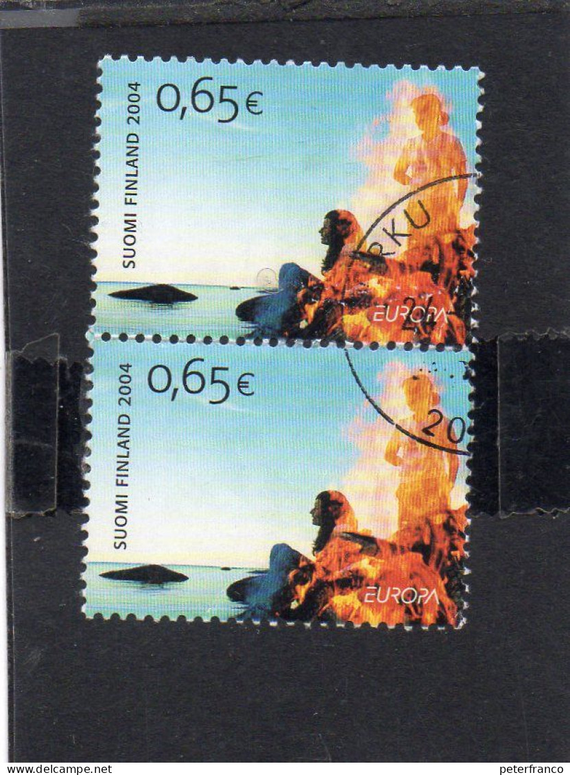 2004 Finlandia - Europa - Vacanze - Oblitérés