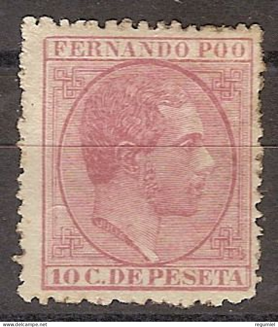 Fernando Poo   3 * Charnela. 1879 - Fernando Po