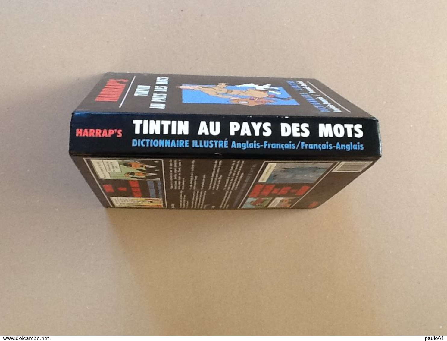 TINTIN au pays des mots Anglais .Français / Français .Anglais