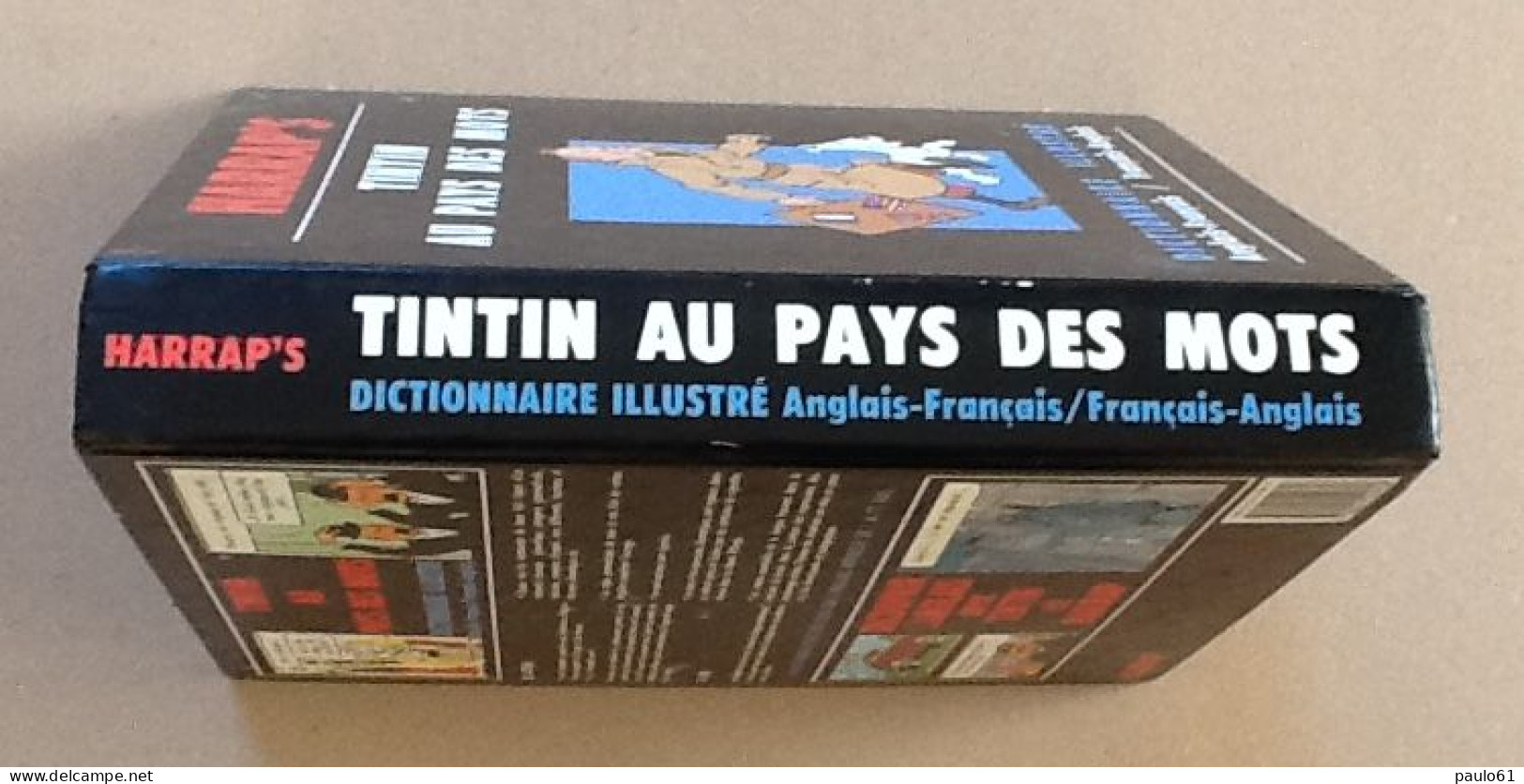 TINTIN au pays des mots Anglais .Français / Français .Anglais