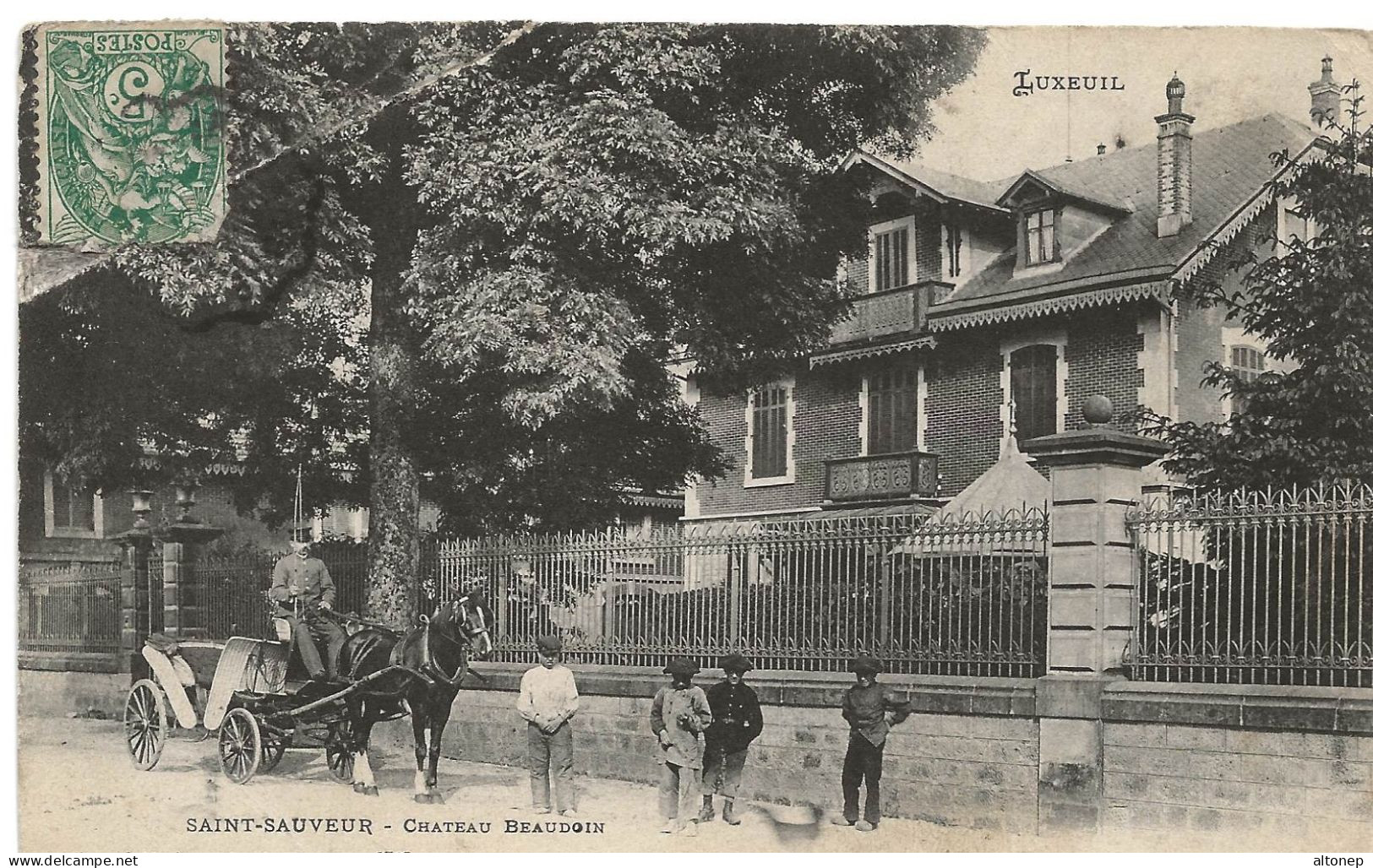 Saint Sauveur : Château Beaudoin (Imprimerie Ad. Welck, St-Dié, N°2763) - Saint-Sauveur