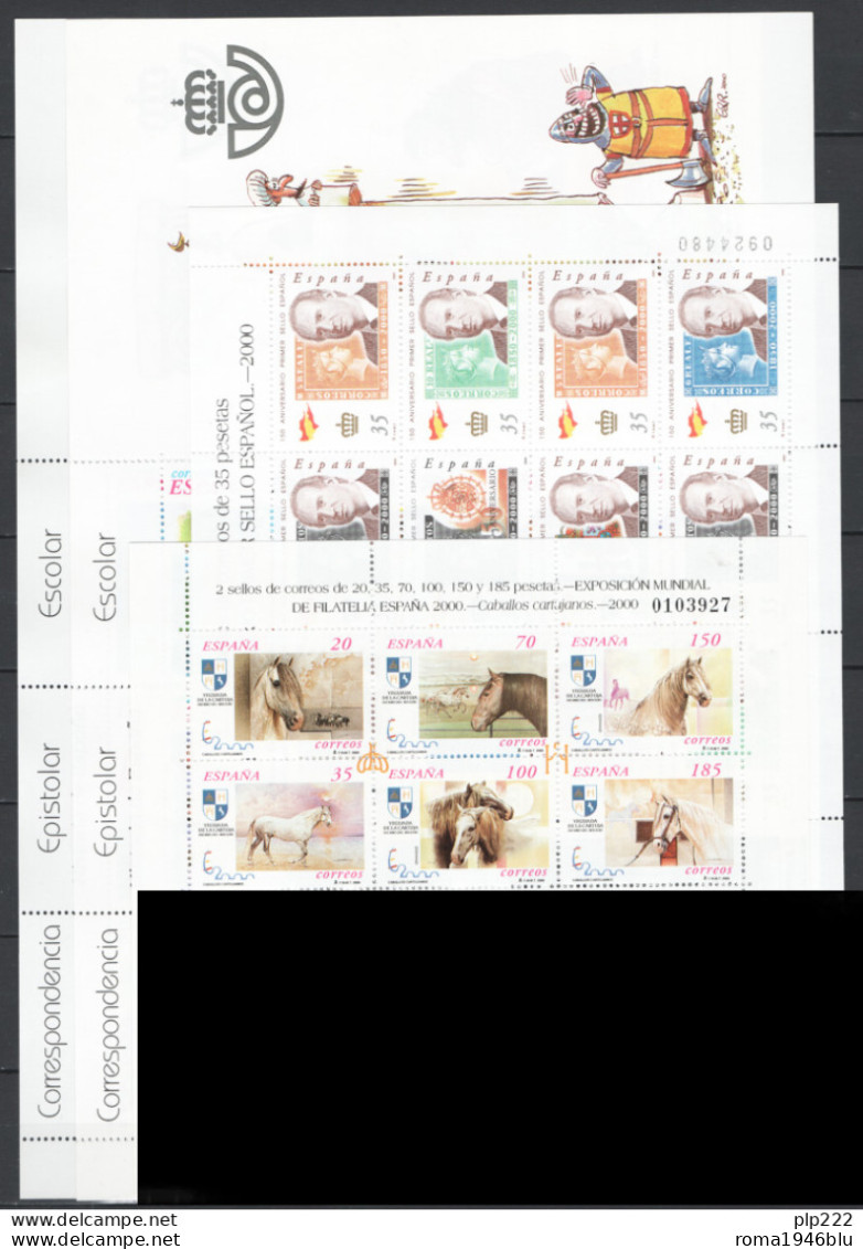 Spagna 2000 Annata Completa / Complete Year Set **/MNH VF - Années Complètes