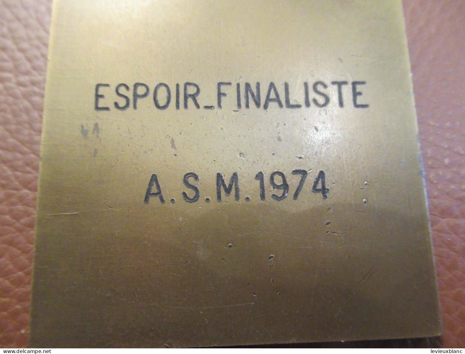 JUDO / Médaille De Compétition / Attribuée/ Bronze/ Espoir Finaliste A.S.M 1974  /1974 SPO466 - Martial Arts