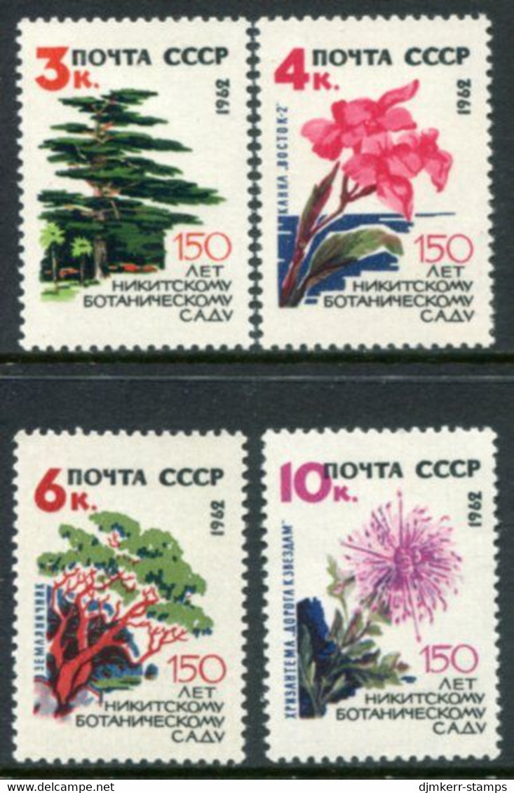 SOVIET UNION 1962  Nikitskiy Botanic Gardens  MNH / **.  Michel 2650-53 - Nuevos