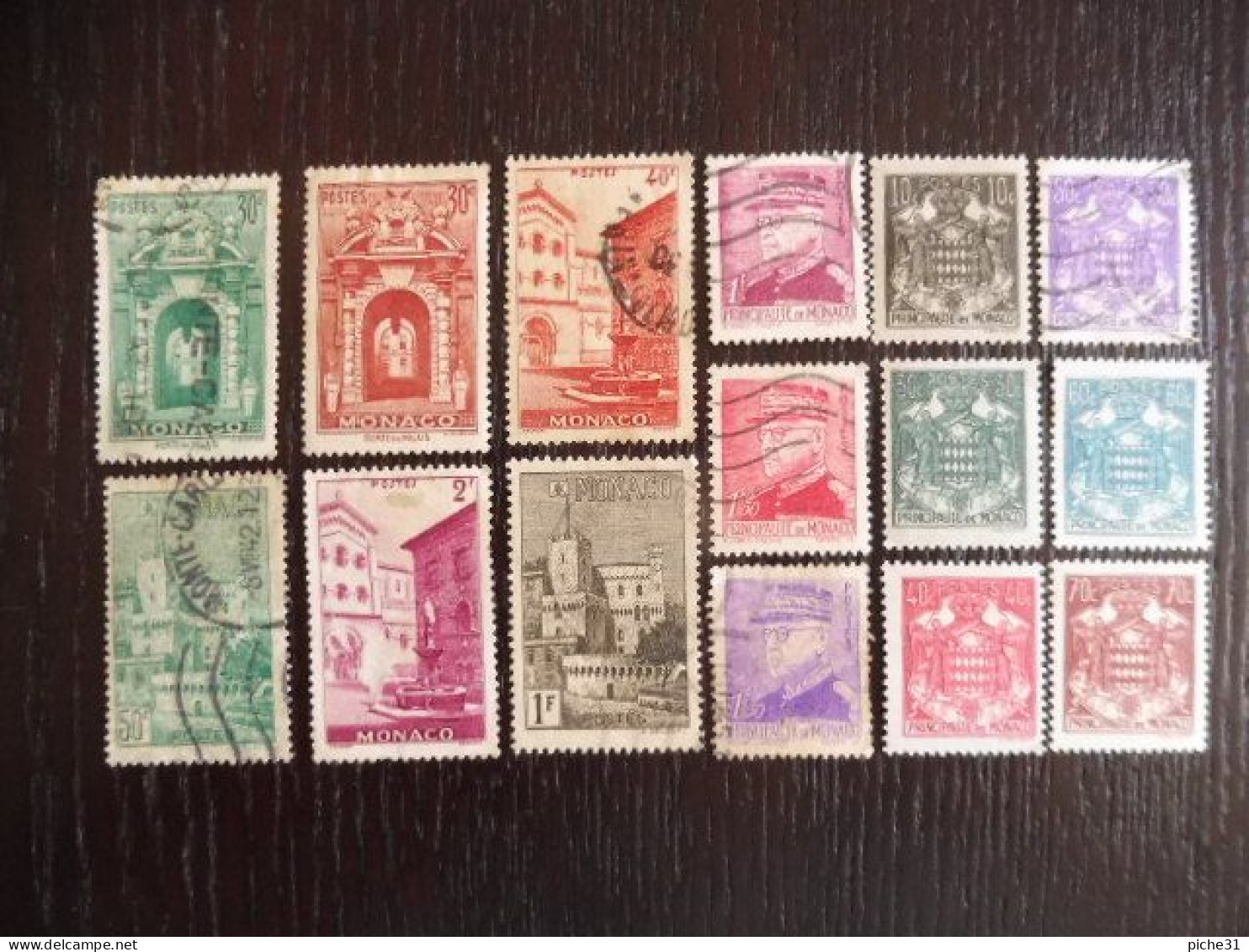 MONACO - Lot 15 Timbres Oblitérés - Gebraucht