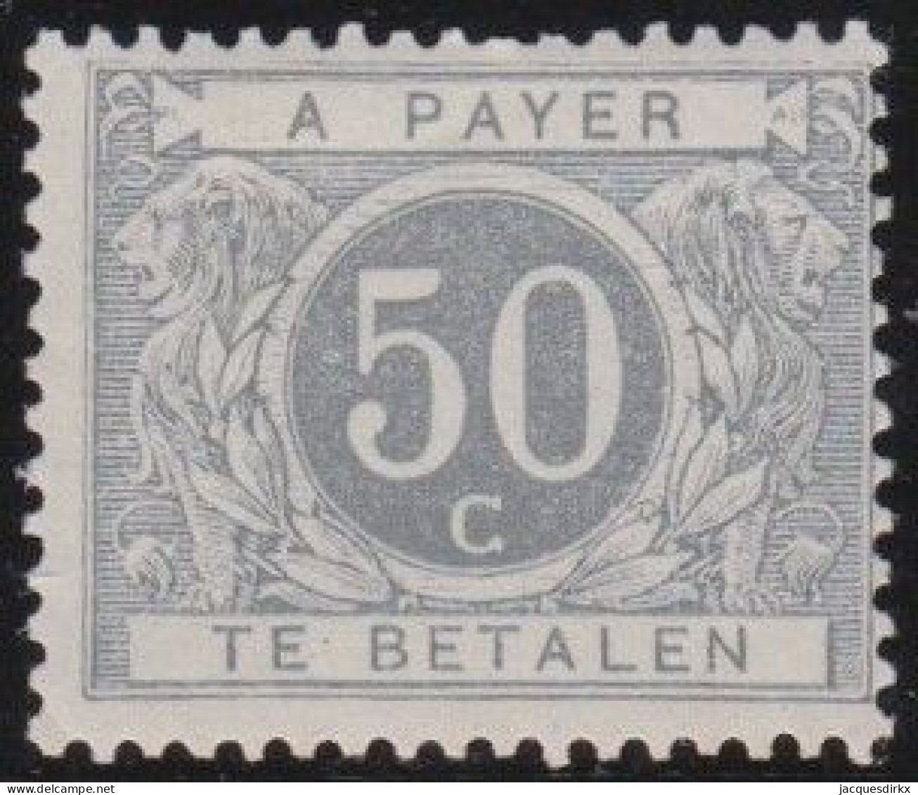 Belgie  . OBP  .    TX 16  (2 Scans) .  1 Kort Tandje    .    * .   Ongebruikt Met Gom .   /   .    Neuf Avec Gomme - 1914-1915 Rode Kruis