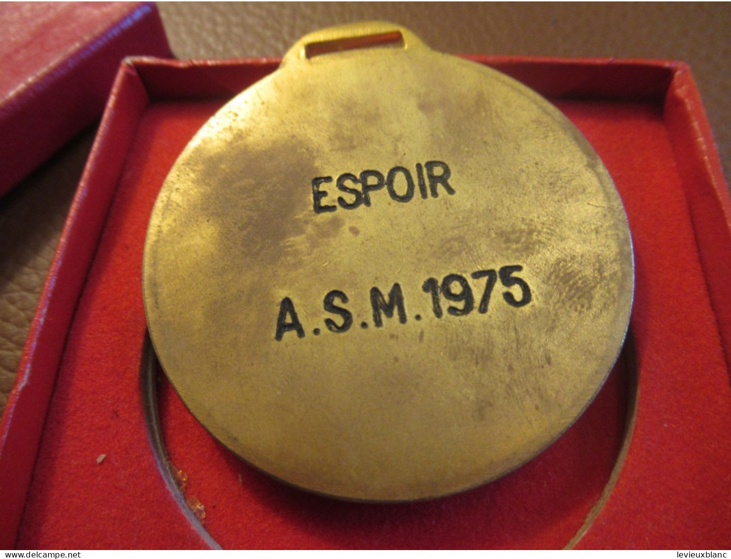 JUDO / Médaille De Compétition / Attribuée/ Bronze Doré / Espoir A.S.M. 1975 /1975    SPO469 - Arti Martiali