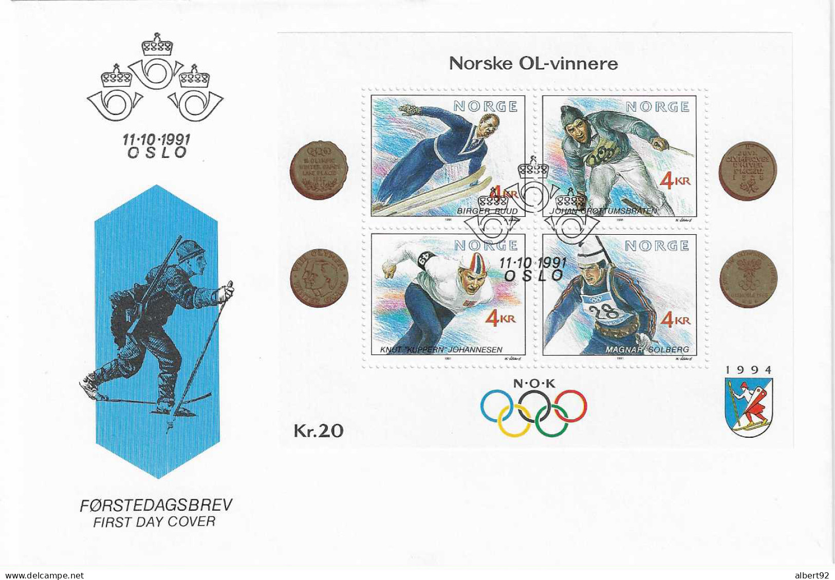 1928/32/36/60 Médaillés Or Norvégiens Aux Jeux Olympiques D'Hiver: Ski Nordique, Patinage De Vitesse, Biathlon. - Invierno 1928: St-Morits