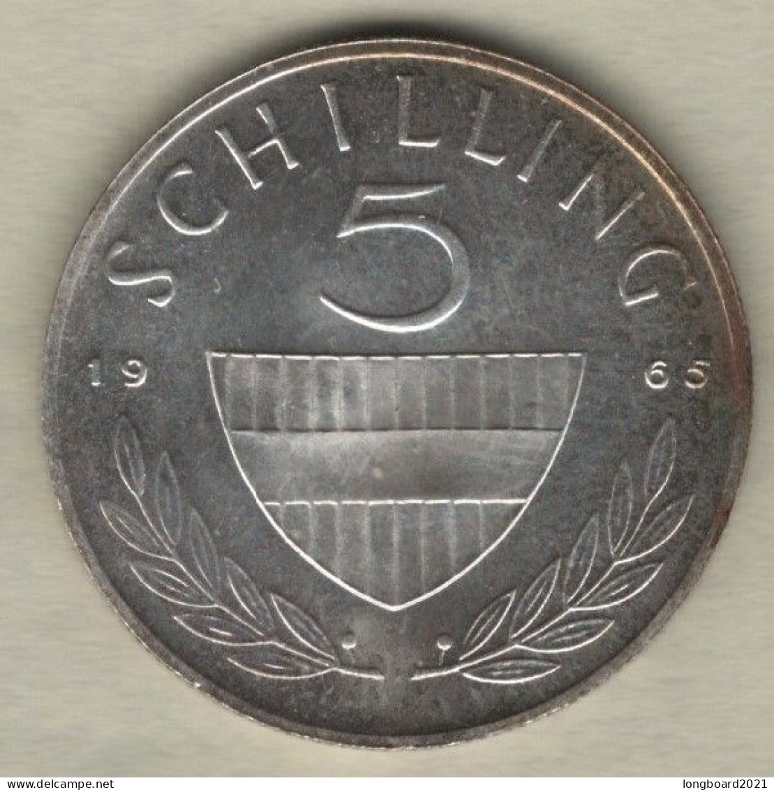 ÖSTERREICH - 5 SCHILLING 1965 - Austria