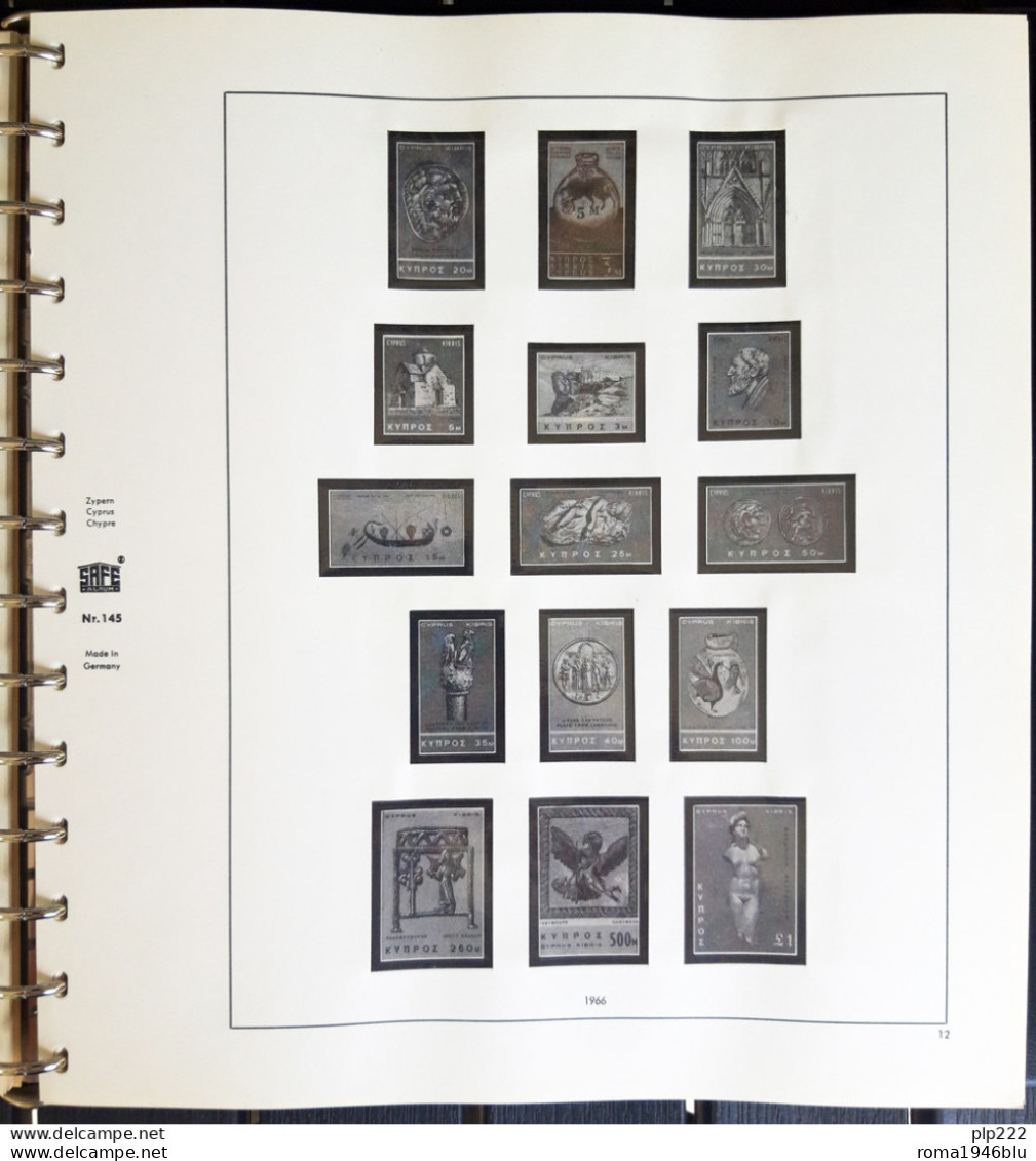 Cipro 1961/84 Fogli SAFE Su Album Con Custodia - Binders With Pages