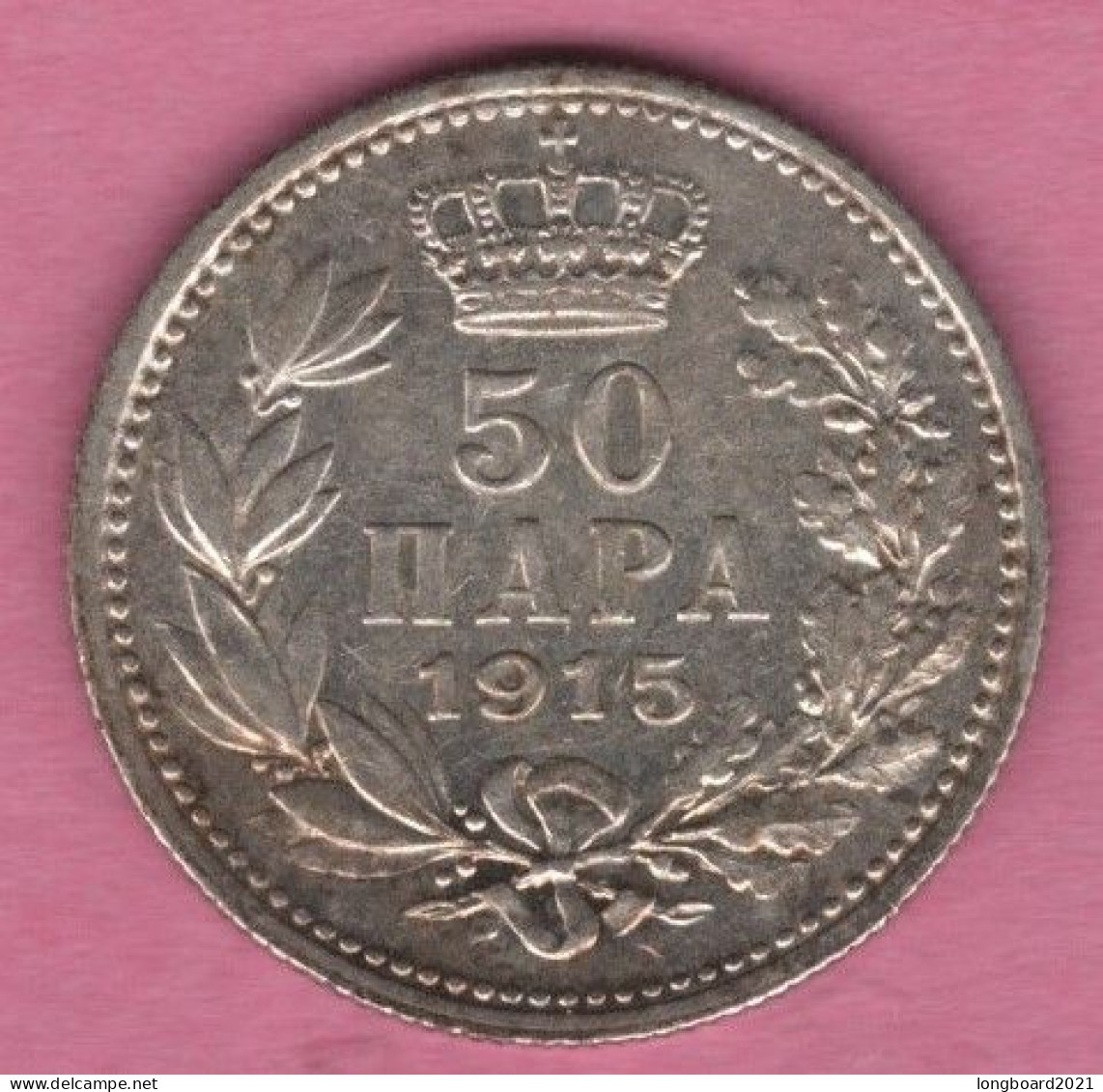 SERBIA - 50 PARA 1915 - Serbie