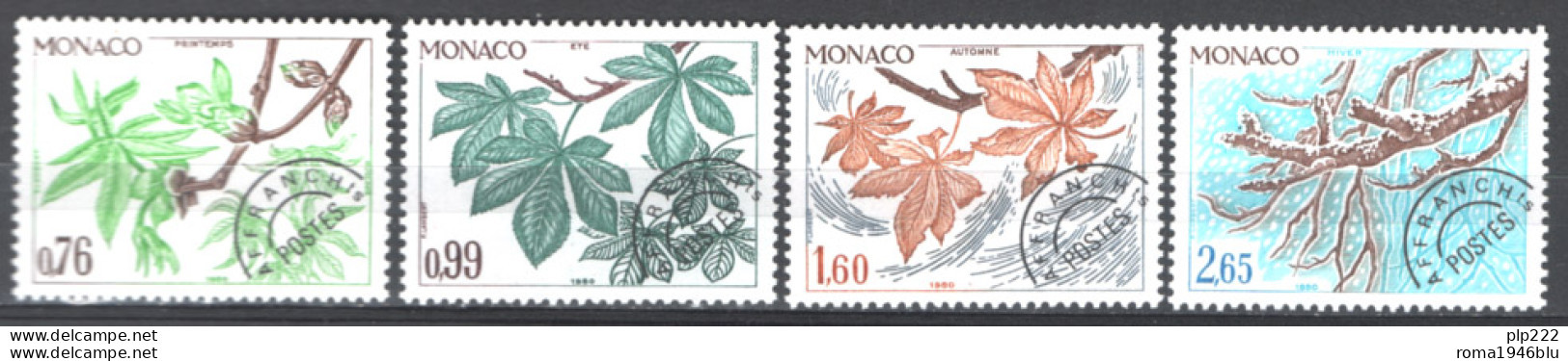 Monaco 1980 Annata Completa Con Servizi / Complete Year Set With Services **/MNH VF - Komplette Jahrgänge