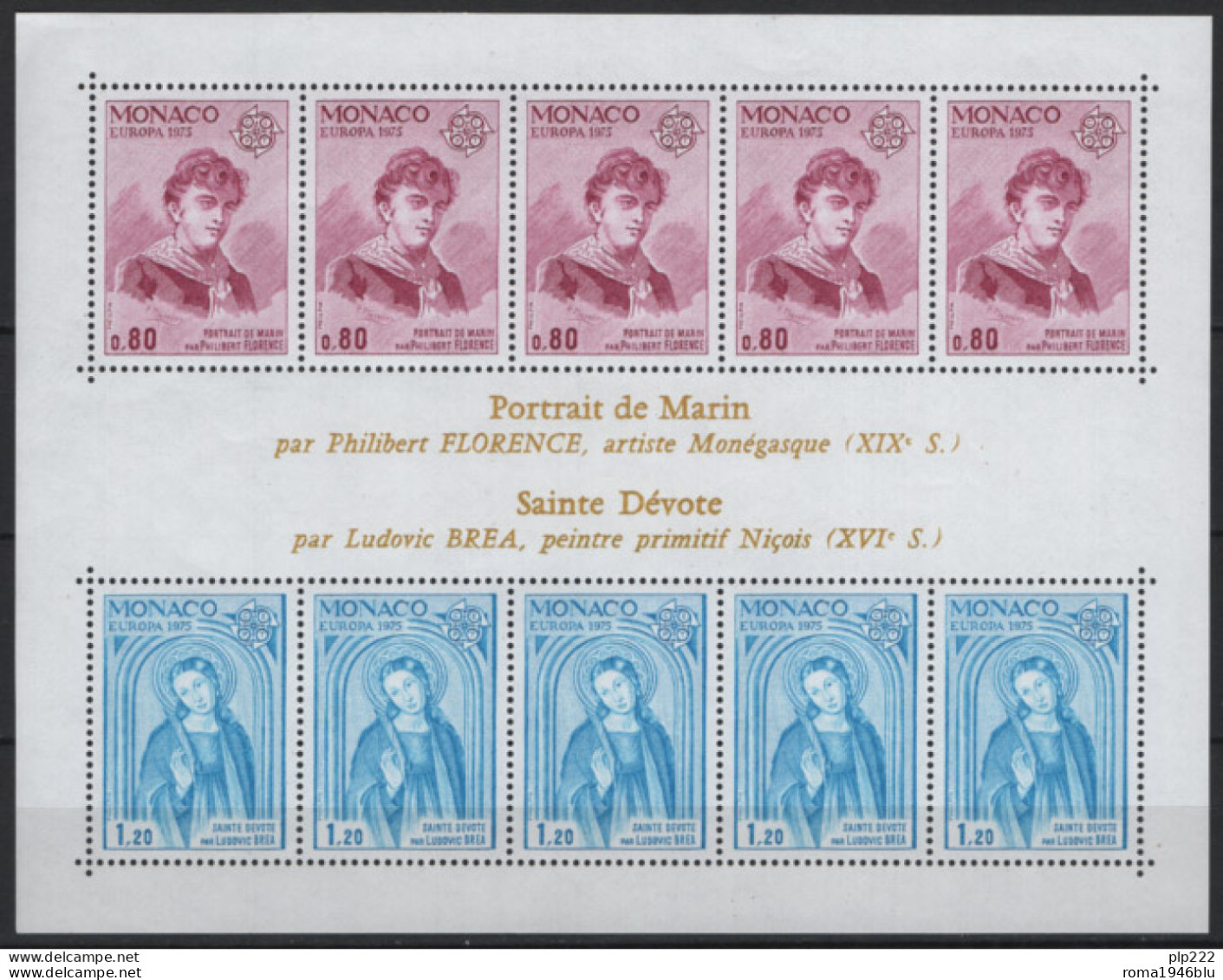 Monaco 1975 Annata Completa Con Preann / Complete Year Set With Precancel **/MNH VF - Años Completos