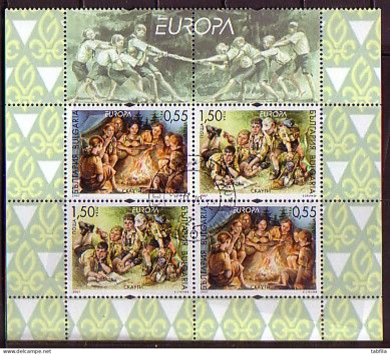 BULGARIA - 2007 - Europe - Cept - Scoutisme - 2v X 2 Used - Used Stamps