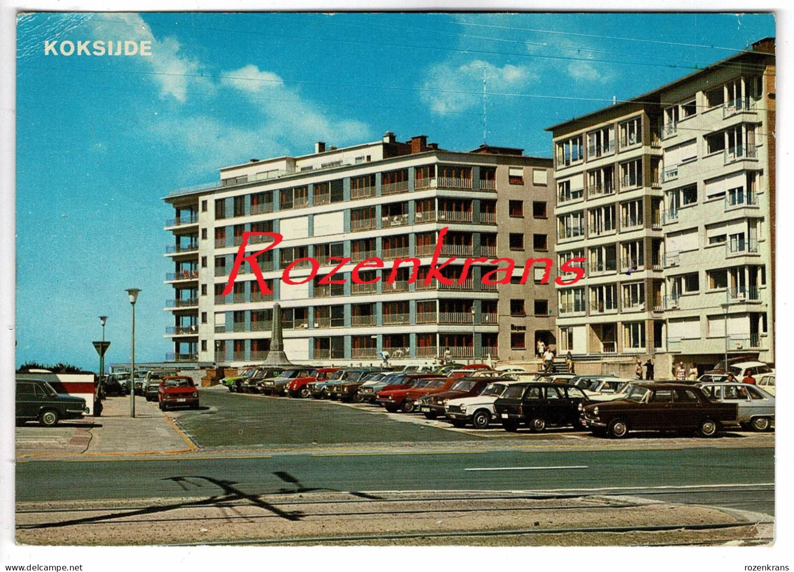 Groot Formaat Koksijde Zouavenplein Peugeot 404 - Koksijde