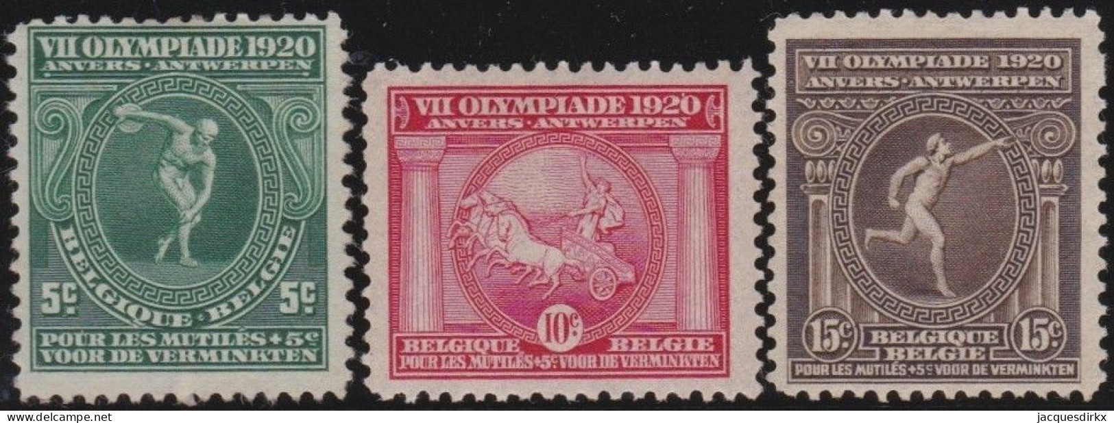 Belgie  .   OBP    .   179/181    .    *    .   Ongebruikt Met Gom      .   /   .    Neuf Avec Gomme - Unused Stamps