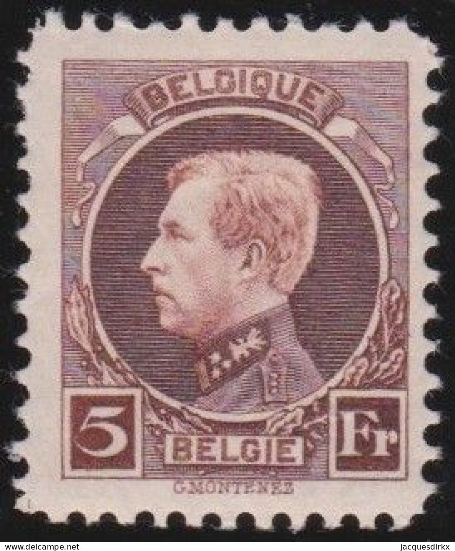 Belgie  .   OBP    .   218    .    **    .     Postfris       .   /   .    Neuf Avec Gomme Et SANS Charnière - 1921-1925 Kleine Montenez