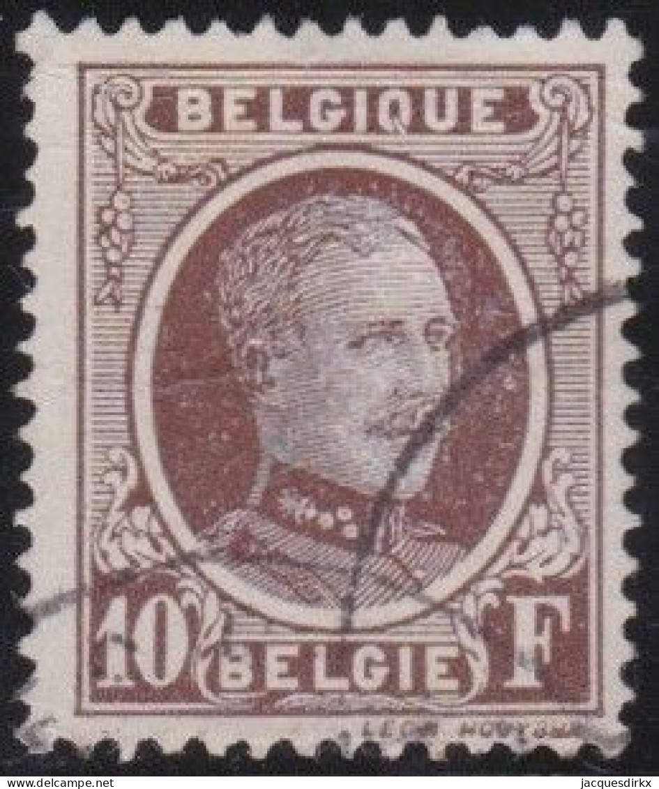 Belgie  .   OBP    .    210    .    O       .   Gestempeld     .   /   .    Oblitéré - 1922-1927 Houyoux