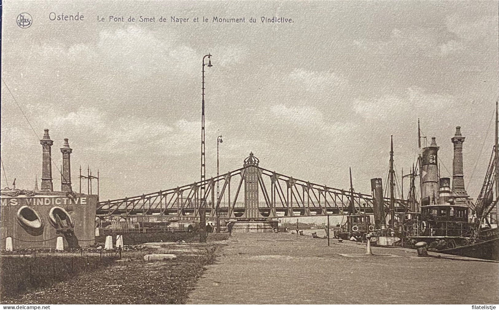 Oostende De Smet De Nayer Brug En De Vindictive - Oostende