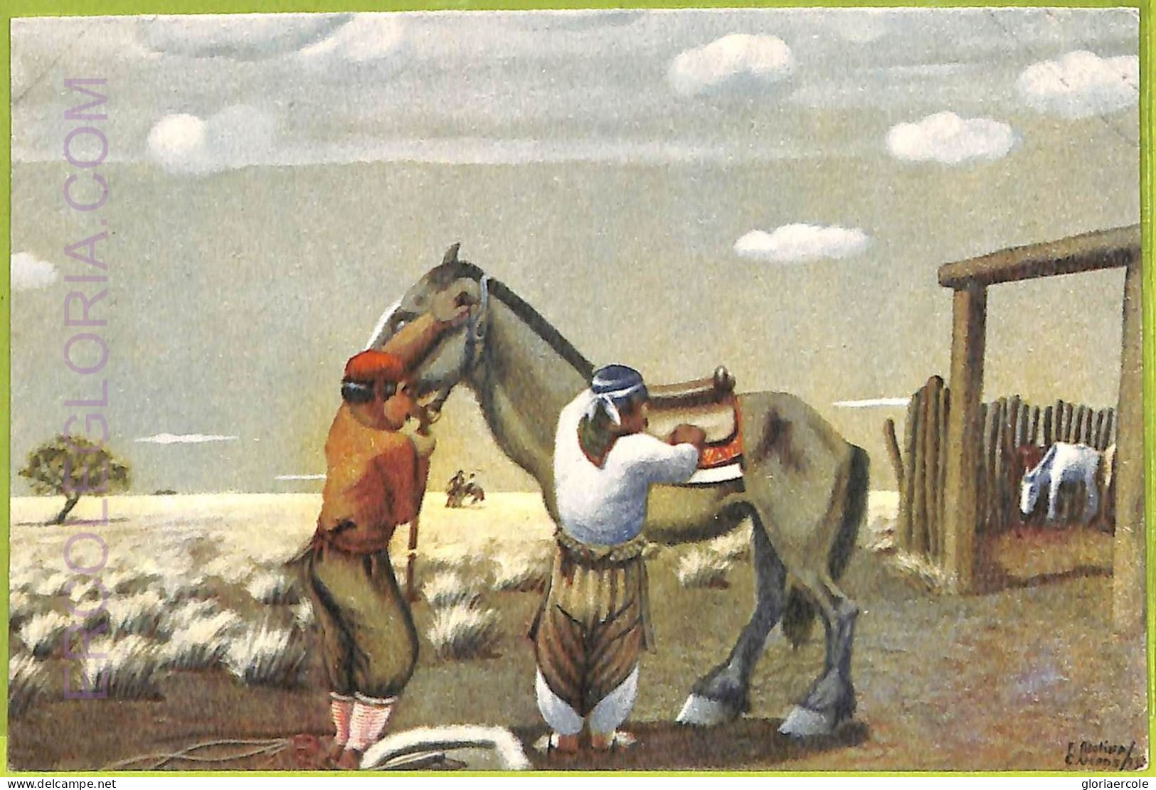 Af1165 - ARGENTINA - Vintage Postcard - Ethnic - Amérique