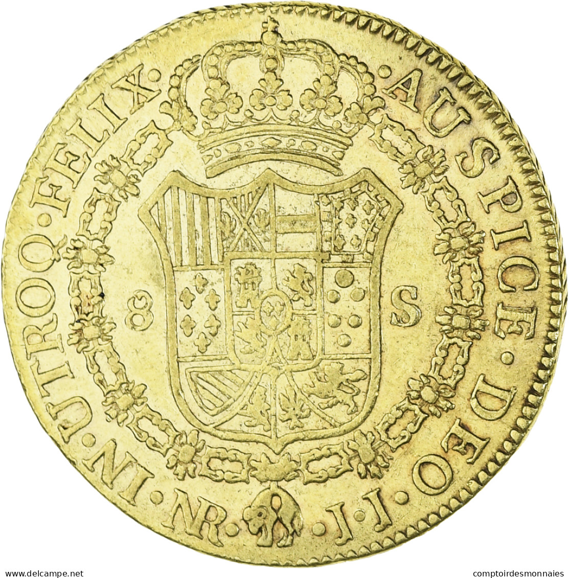 Monnaie, Colombie, Charles IV, 8 Escudos, 1806, Nuevo Reino, TTB+, Or, KM:62.1 - Kolumbien