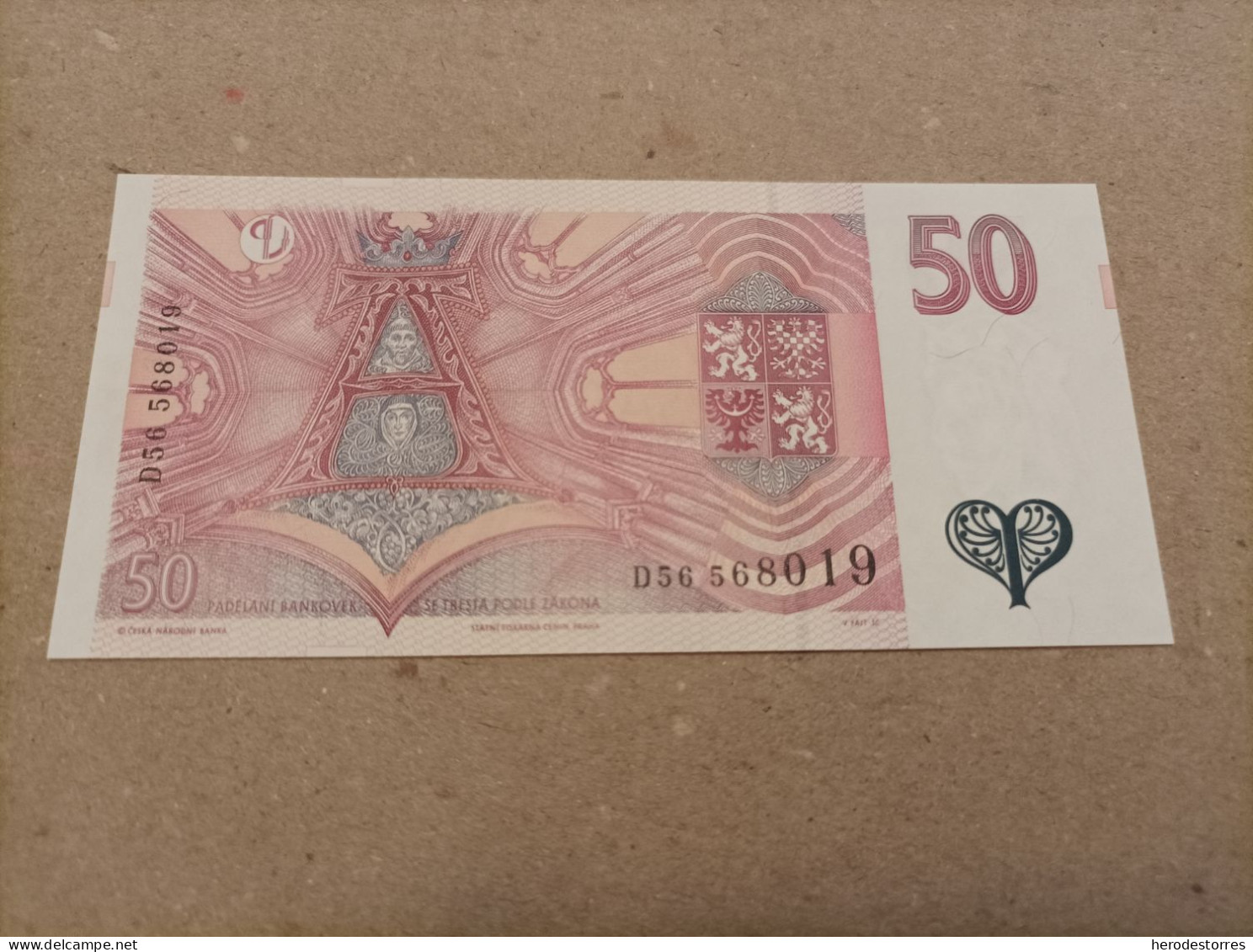 Billete De Checoslovaquia De 50 Korun, Año 1997, UNC - Tsjechoslowakije