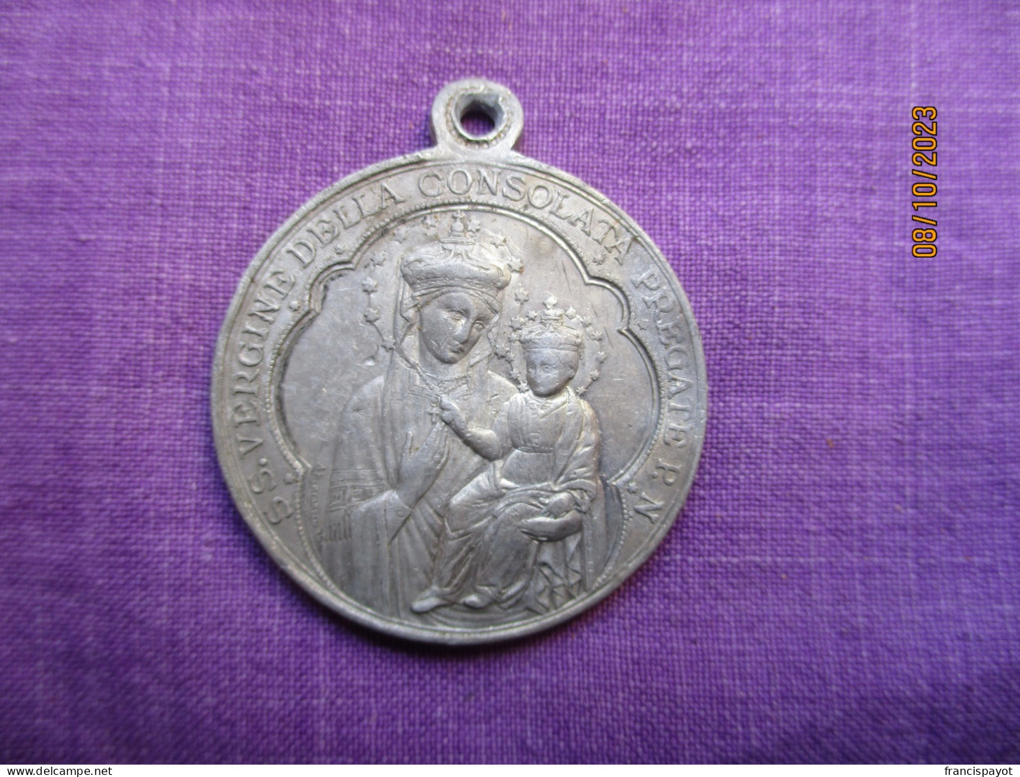 Medaglia Compagnia Della  Madona Della Consolata Carignano (aluminium) - Royal/Of Nobility