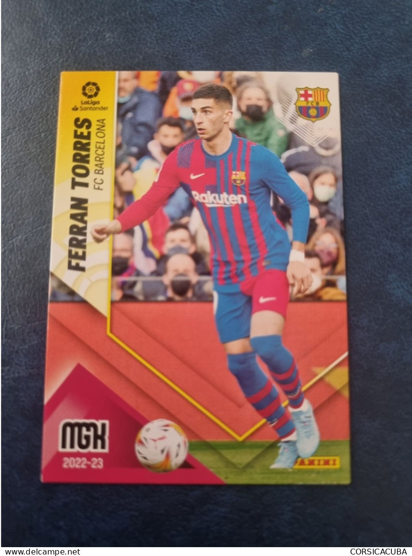 CARTES  FOOT  PANINI  BARCA  2022/23  FERRAN  TORRES  //  PARFAIT  ETAT  //  1er  CHOIX  // - Trading Cards