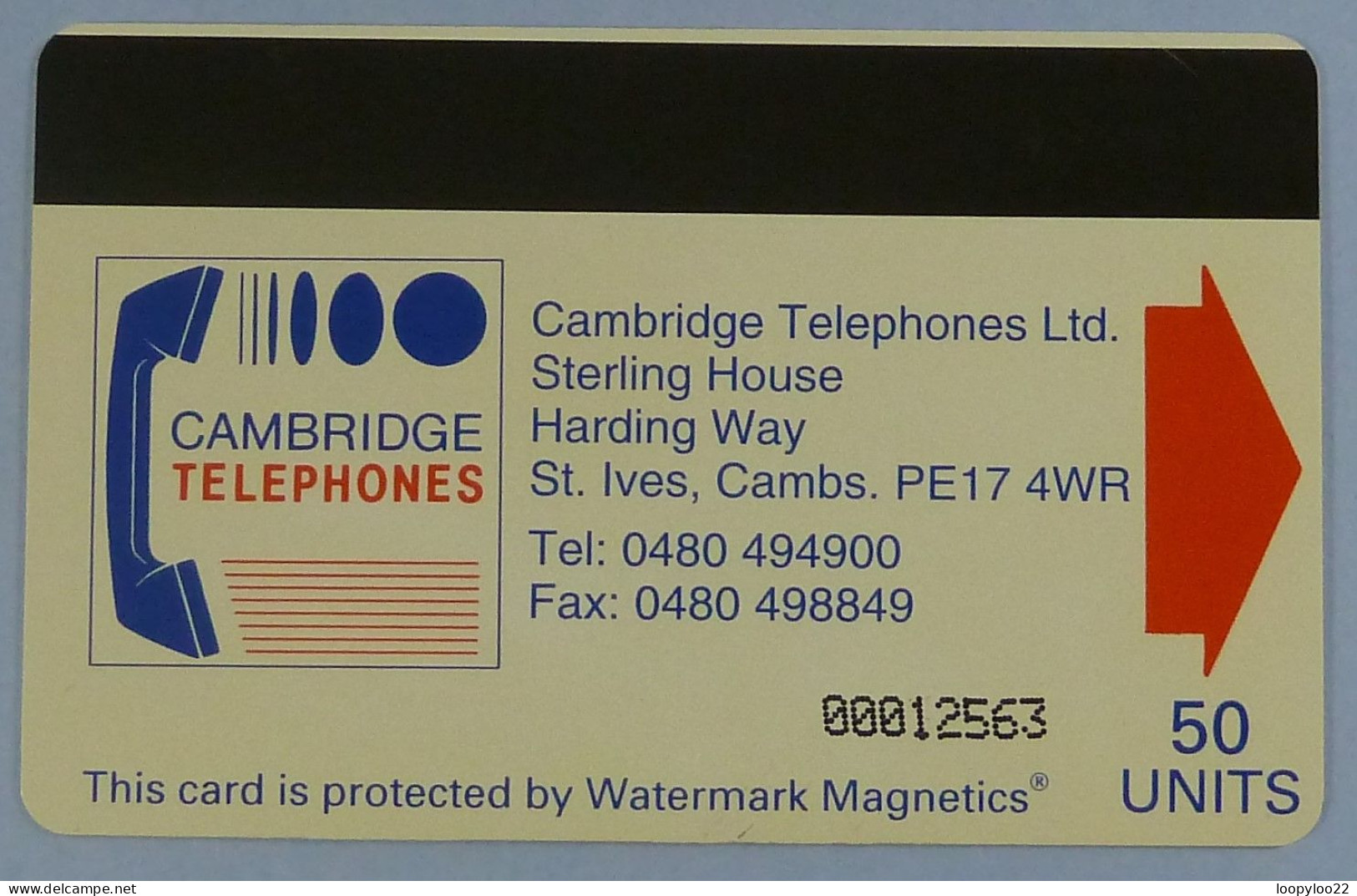 UK - Great Britain - Autelca - Cambridge Telephones - TRIAL -  ST ALBANS - CAM013 - 50 Units - 1000ex - R - Emissions Entreprises