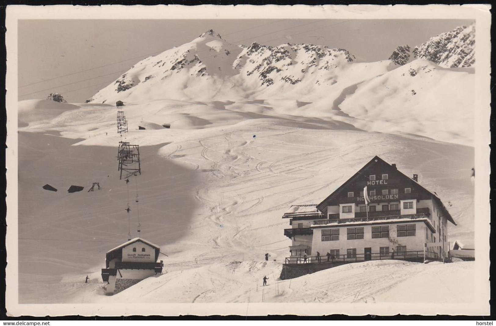 Austria - 6452 Hochsölden - Berghotel "Hochsölden" - Skilift - Nice Stamp - Sölden