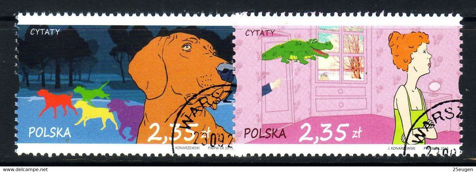 POLAND 2015 Michel No 4790-91 Used - Usati