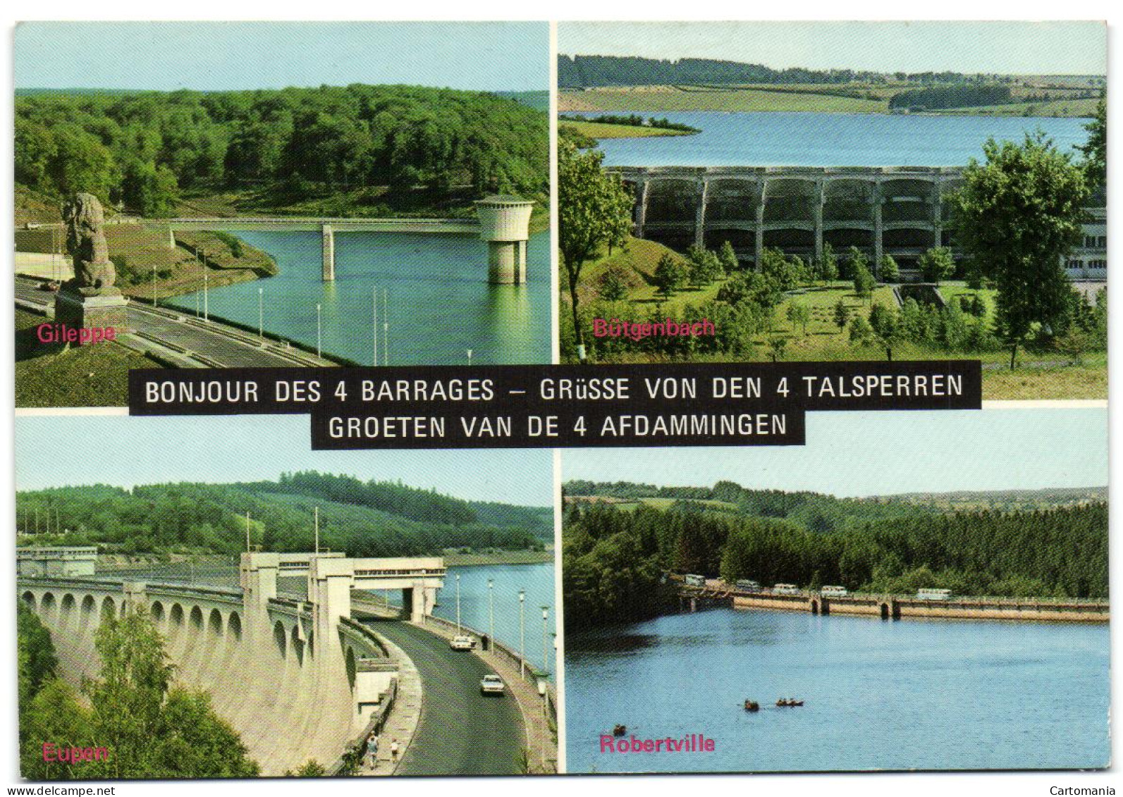 Bonjour Des 4 Barrages - Eupen - Gileppe - Robertville - Bütgenbach - Butgenbach - Buetgenbach