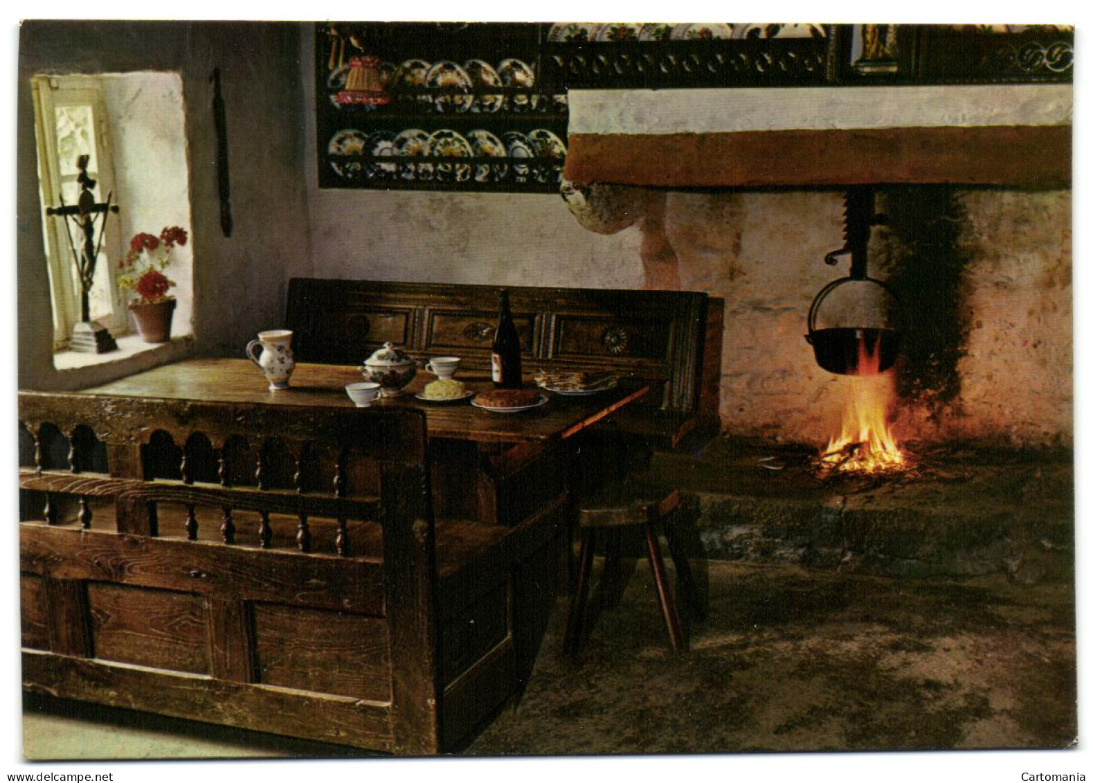 Intérieur De Chaumière Du Porzay (Sainte-Anne-la-Palud) - Plonévez-Porzay