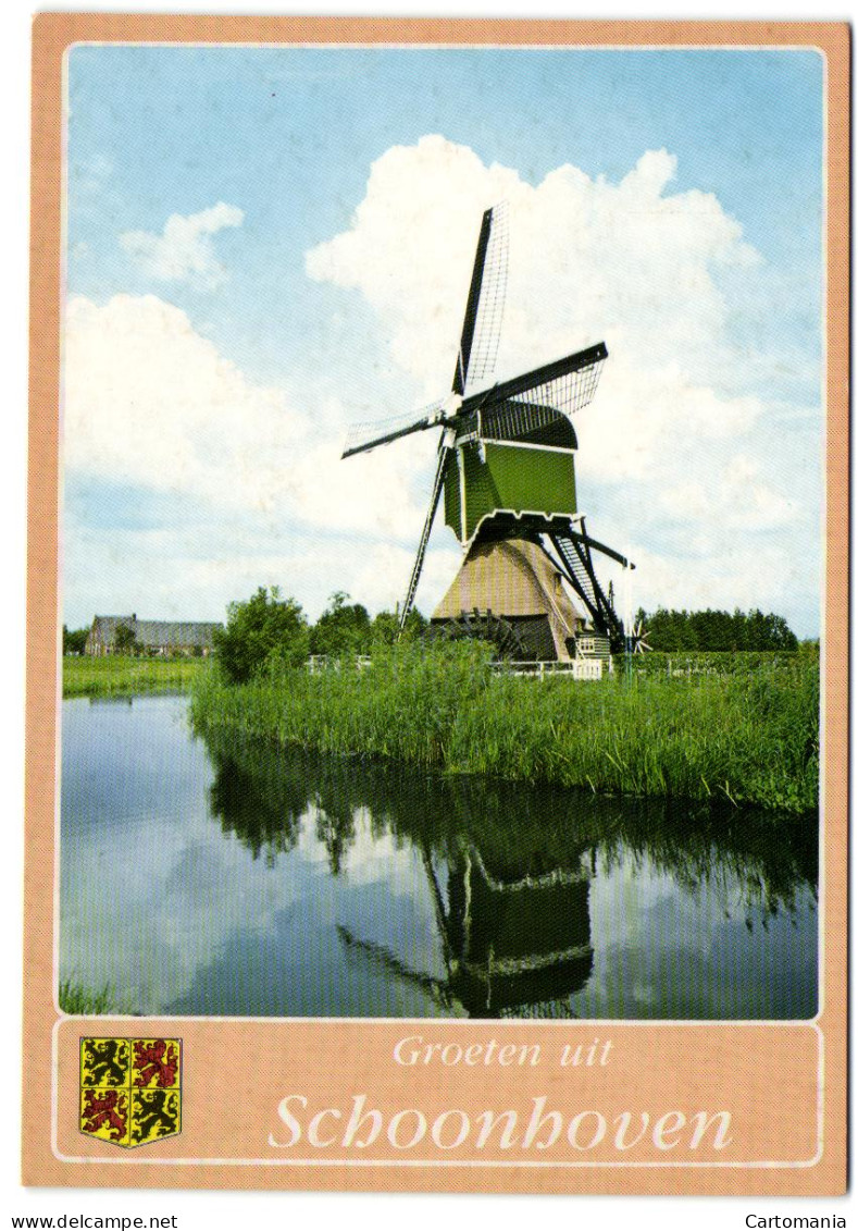 Groeten Uit Schoonhoven - Molen Bonrepas - Schoonhoven