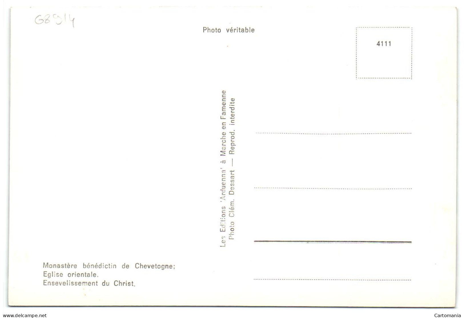 Monastère Bénédictin De Chèvetogne - Eglise Orientale - Ensevelissement Du Christ - Ciney