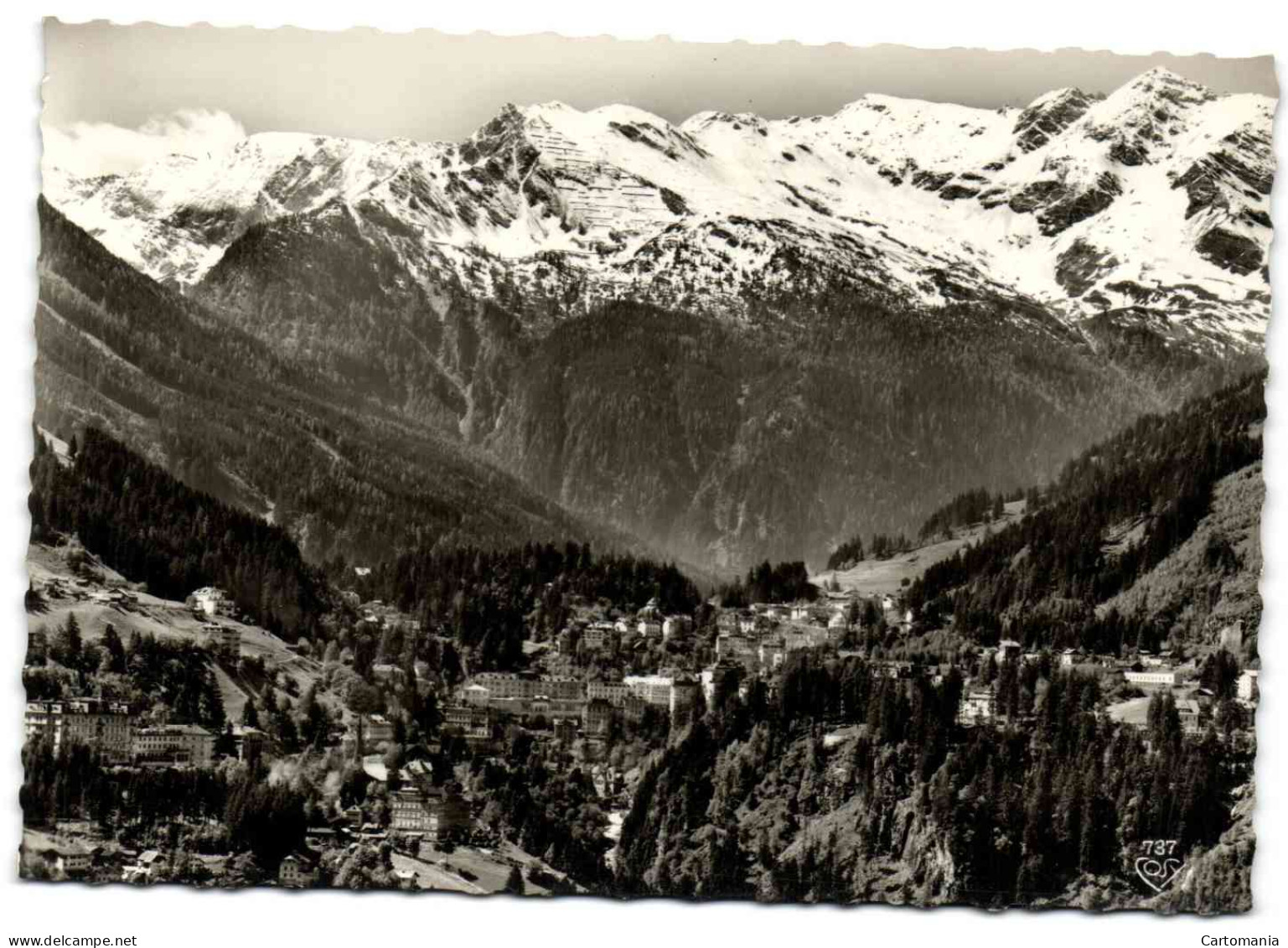 Weltkurort Badgastein An Der Tauernbahn Mit Radhausberg - Bad Gastein