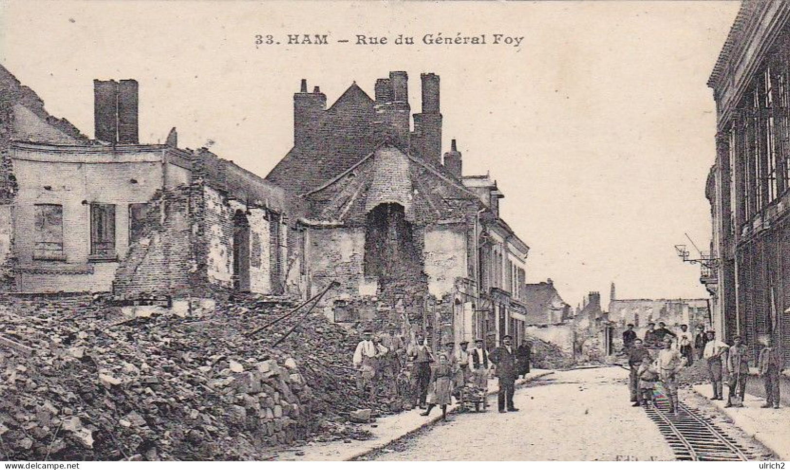 AK Ham - Rue Du Général Foy - 1921 (65557) - Ham