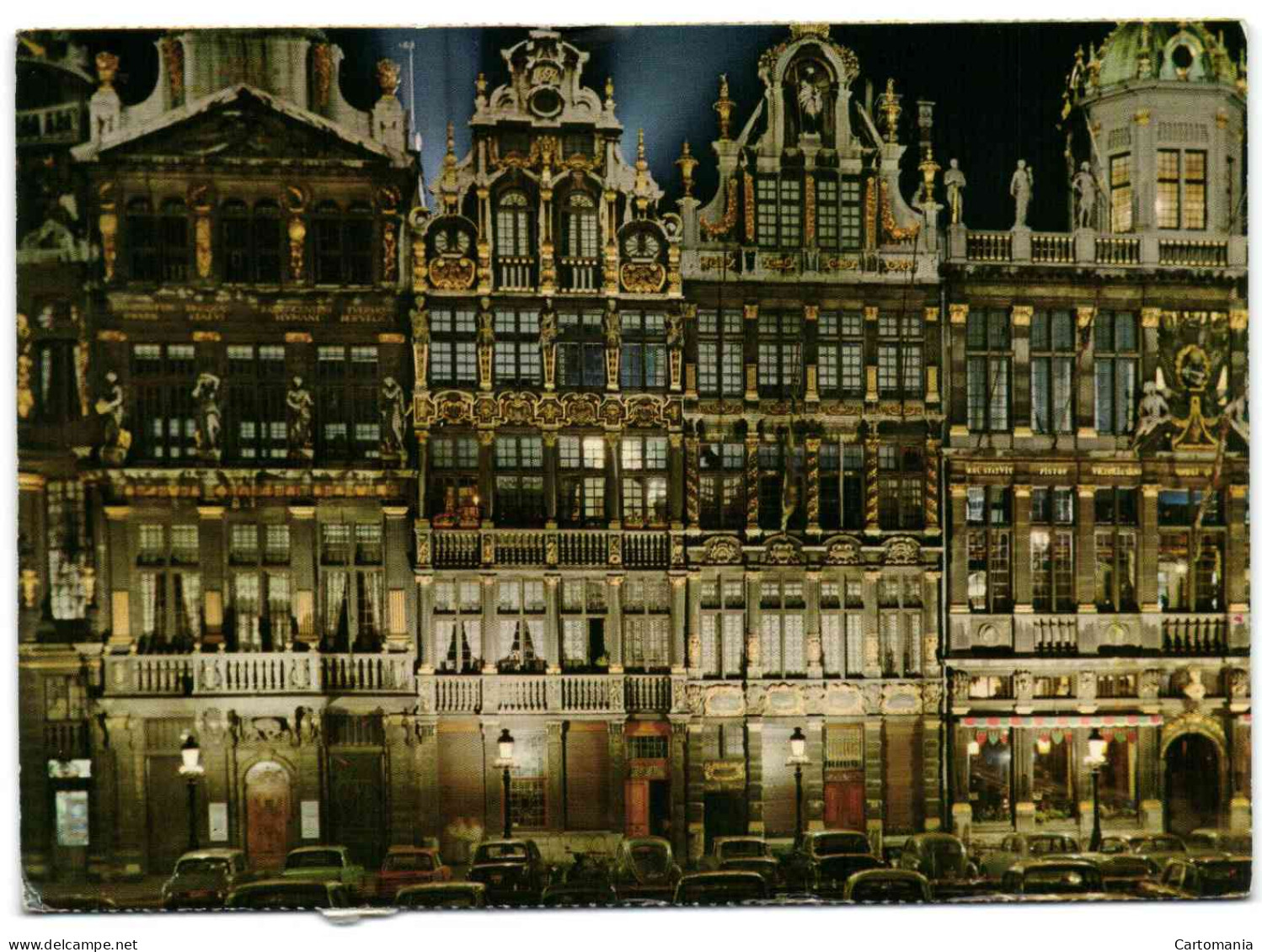 Bruxelles - Grand-Place - Les Maisons Des Corporations La Nuit - Bruxelles-ville