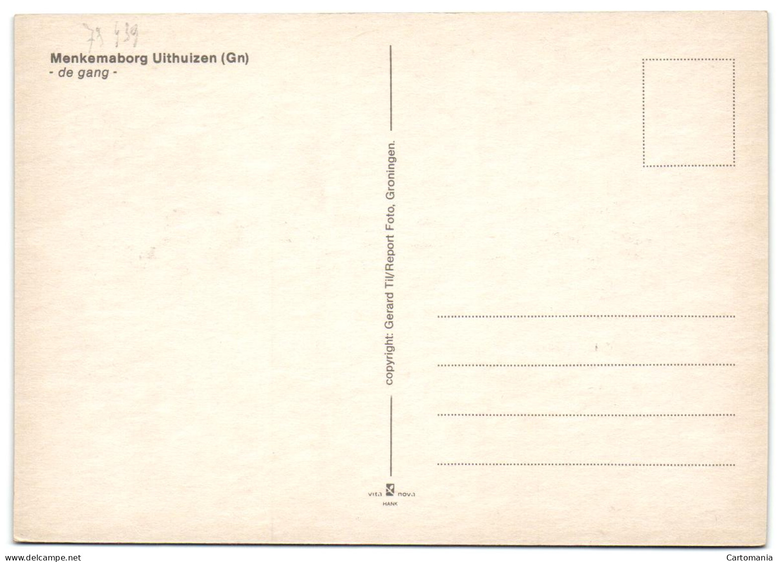 Menkemaborg Uithuizen (Gn) - De Gang - Uithuizen